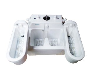 Оснащение жемчужной решеткой с краном подачи сжатого воздуха (без компрессора) для 4-х камерной ванны