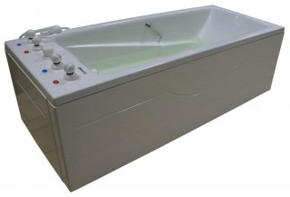 Корпус гидротерапевтической ванны «Оккервиль» (ложе и боковые панели), а также ступенька могут быть выполнены в любом цветовом исполнении по палитре RAL