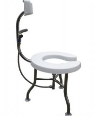 Восходящий душ с поясничной форсункой представляет собой стул с кольцевидным сидением и удобной спинкой