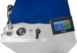 Многофункциональная пароуглекислая ванна «Оккервиль-Комби» предназначена для проведения паровоздушных «сухих» углекислых ванн