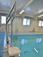 The medical lift for pools is manufactured individually for each Customer, according to its specifications