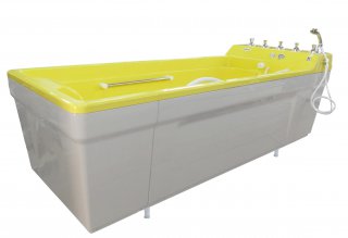 Корпус ванны «Гольфстрим», а также ступень могут быть выполнены в любом цветовом исполнении
