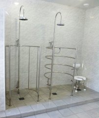 Циркулярный душ Классика, Модерн, восходящий душ  