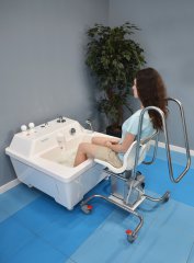 “Istra-N” vortex foot bath is equipped with 16 hydromassage nozzles located along the perimeter of the bath