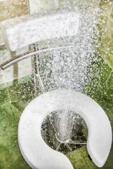 Восходящий, или промежностный душ является водолечебной процедурой местного действия