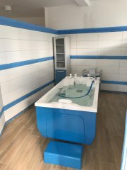 Ванна подводного душ массажа Ладога - оснащение санатория Демерджи в Республике Крым