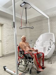 Система для подъема и перемещения  пациентов «Ассистент» и ванна поворотная "Неман"