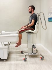 Подъемник для опускания пациента в ванну (для камерных ванн), доп. опция