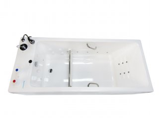 Ванна водолечебная ОККЕРВИЛЬ, модификация гидромассажная с упором детским + встроенный сатуратор