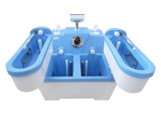 Ванна 4-х камерная Истра-4К струйно-контрастная гидрогальваническая (комбинированная) цвет ложа по RAL 5874