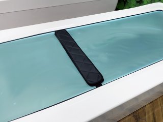Ремень, фиксирующий для ног для ванны "Кватроджет" черного цвета