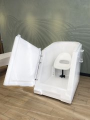 Увеличенный внутренний объём СУВ ванны «Гейзер» подходит для пациентов любого роста и комплекции