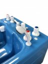 Фурнитура из пластика белого цвета для агрессивной воды 